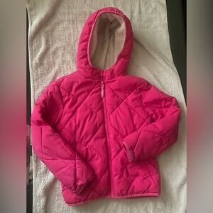Kids Pink Hooded Jacket Cat&Jack size S pink color